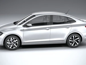 Volkswagen Polo Virtus 2018-2020 3D Model