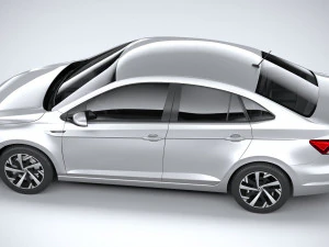 Volkswagen Polo Virtus 2018-2020 3D Model