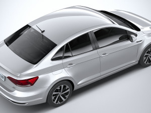 Volkswagen Polo Virtus 2018-2020 3D Модель