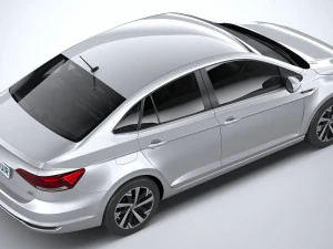 Volkswagen Polo Virtus 2018-2020 3D Model