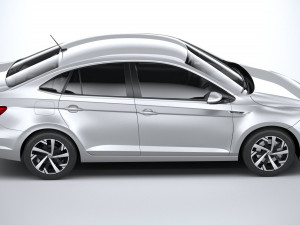 Volkswagen Polo Virtus 2018-2020 3D Модель
