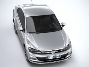 Volkswagen Polo Virtus 2018-2020 3D Model