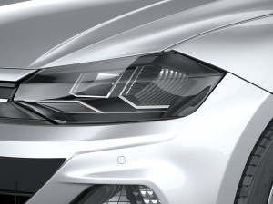 Volkswagen Polo Virtus 2018-2020 3D Модель