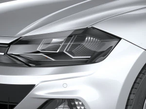 Volkswagen Polo Virtus 2018-2020 3D Model