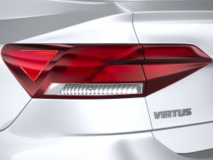 Volkswagen Polo Virtus 2018-2020 3D Модель