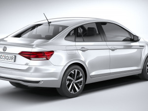 Volkswagen Polo Virtus 2018-2020 3D Модель