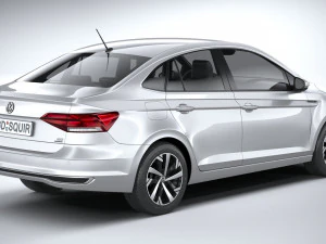 Volkswagen Polo Virtus 2018-2020 3D Model