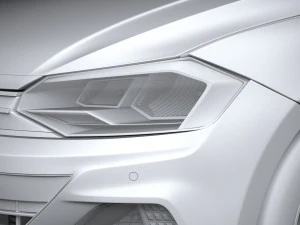 Volkswagen Polo Virtus 2018-2020 3D Model