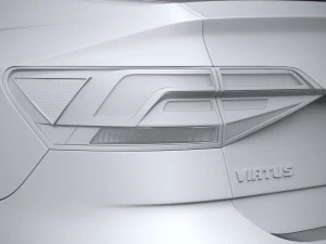 Volkswagen Polo Virtus 2018-2020 3D Model