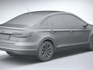 Volkswagen Polo Virtus 2018-2020 3D Model