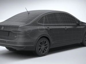 Volkswagen Polo Virtus 2018-2020 3D Model