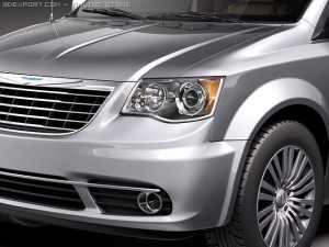Chrysler Town And Country 2011 3D 模型