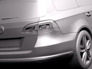 Volkswagen Passat Estate 2011 3D मॉडल