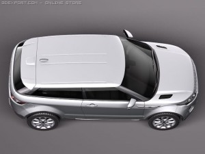 Range Rover Evoque 3-door 2012 3D Model