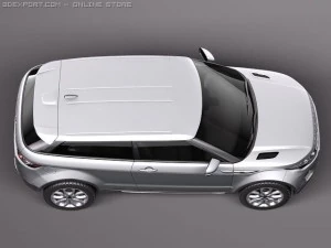 Range Rover Evoque 3-door 2012 3D Model