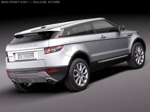 Range Rover Evoque 3-door 2012 3D Model