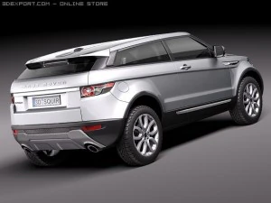 Range Rover Evoque 3-door 2012 3D Model
