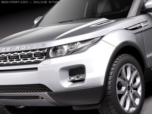 Range Rover Evoque 3-door 2012 3D Model