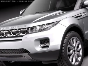 Range Rover Evoque 3-door 2012 3D Model