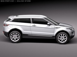 Range Rover Evoque 3-door 2012 3D Model