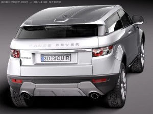 Range Rover Evoque 3-door 2012 3D Model