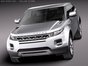Range Rover Evoque 3-door 2012 3D Model