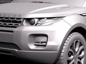 Range Rover Evoque 3-door 2012 3D Model