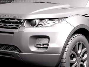 Range Rover Evoque 3-door 2012 3D Model
