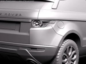 Range Rover Evoque 3-door 2012 3D Model