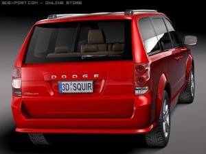 Dodge Grand Caravan 2011 3D-Modell