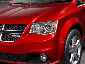 Dodge Grand Caravan 2011 3D-Modell