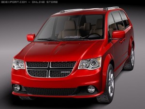Dodge Grand Caravan 2011 3D-Modell