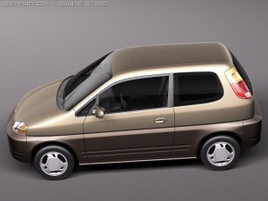 Honda EV Plus 1996-1999 3D Model