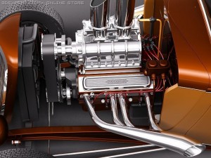 F1934 Hot Rod Oldschool Model 3D