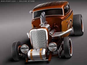 F1934 Hot Rod Oldschool Model 3D