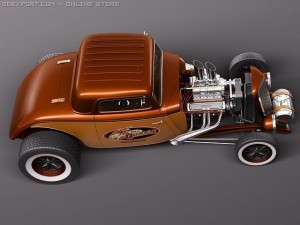 F1934 Hot Rod Oldschool Model 3D