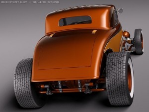 F1934 Hot Rod Oldschool Model 3D