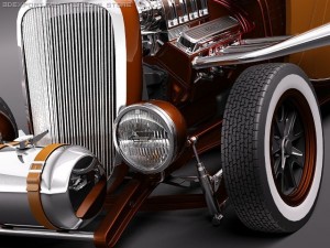 F1934 Hot Rod Oldschool Model 3D
