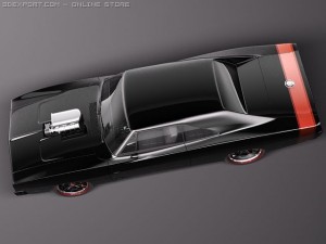 Dodge Charger 1969 Custom Modelo 3D