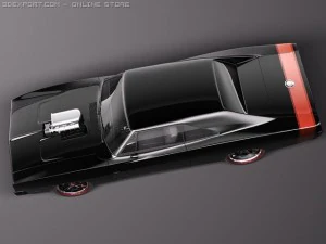 Dodge Charger 1969 Custom 3D Model