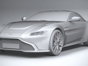 Aston Martin Vantage AMR 2020 Model 3D