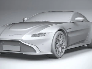 Aston Martin Vantage AMR 2020 3D Model
