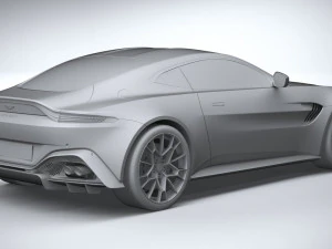 Aston Martin Vantage AMR 2020 3D Model