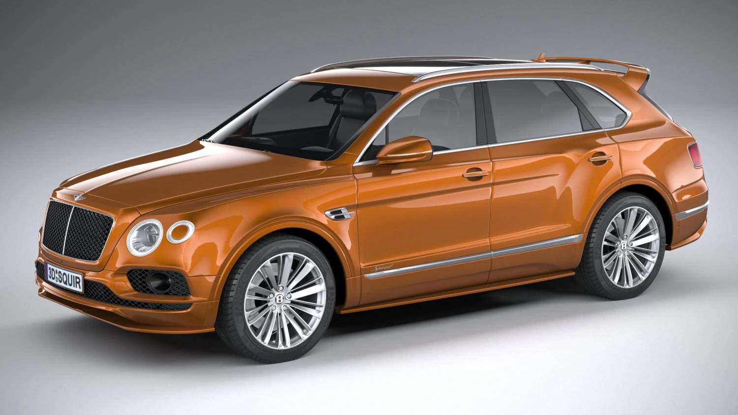 Bentley Bentayga Speed 2020 3D Model .c4d .max .obj .3ds .fbx .stl .blend 