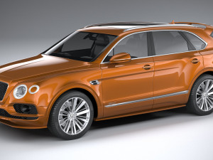 Bentley Bentayga Speed 2020 3D Model