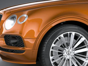 Bentley Bentayga Speed 2020 3D Model