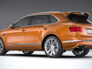 Bentley Bentayga Speed 2020 Modelo 3D