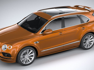 Bentley Bentayga Speed 2020 Modelo 3D