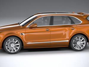 Bentley Bentayga Speed 2020 Modelo 3D