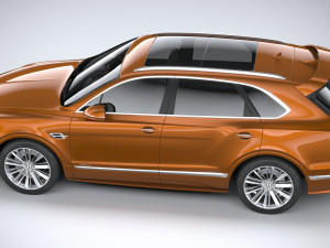 Bentley Bentayga Speed 2020 Modelo 3D